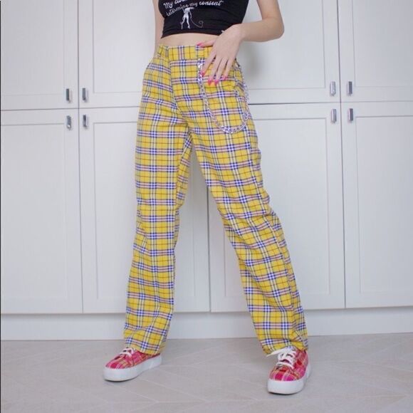 Omighty Plaid Clueless Preppy Pants - Picture 8 of 8